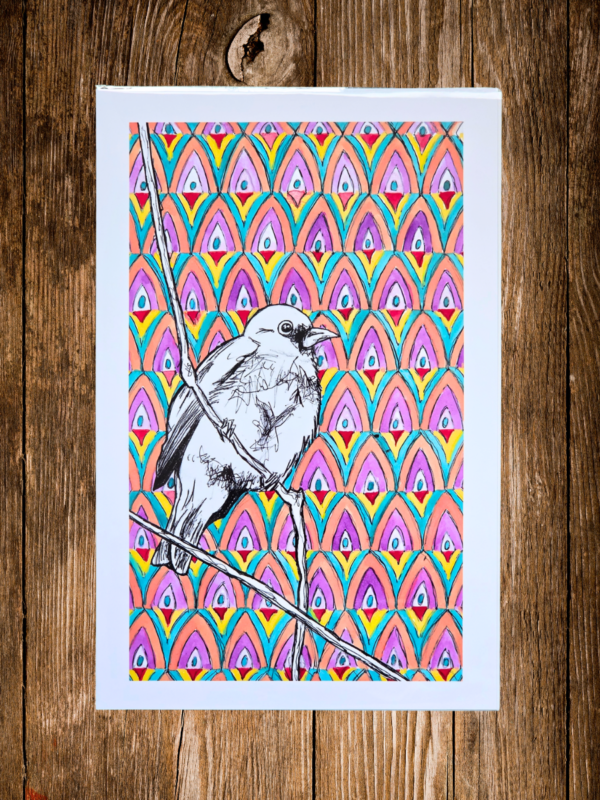 Electric Perch Print