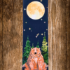 Fat Bear Sun & Moon Bookmark Duo