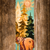 Fat Bear Sun & Moon Bookmark Duo