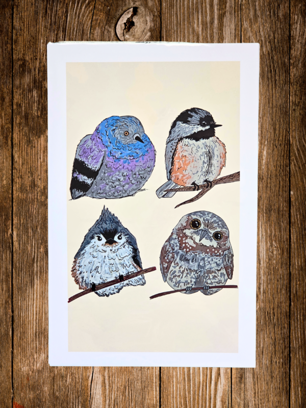 Fat Birds Print